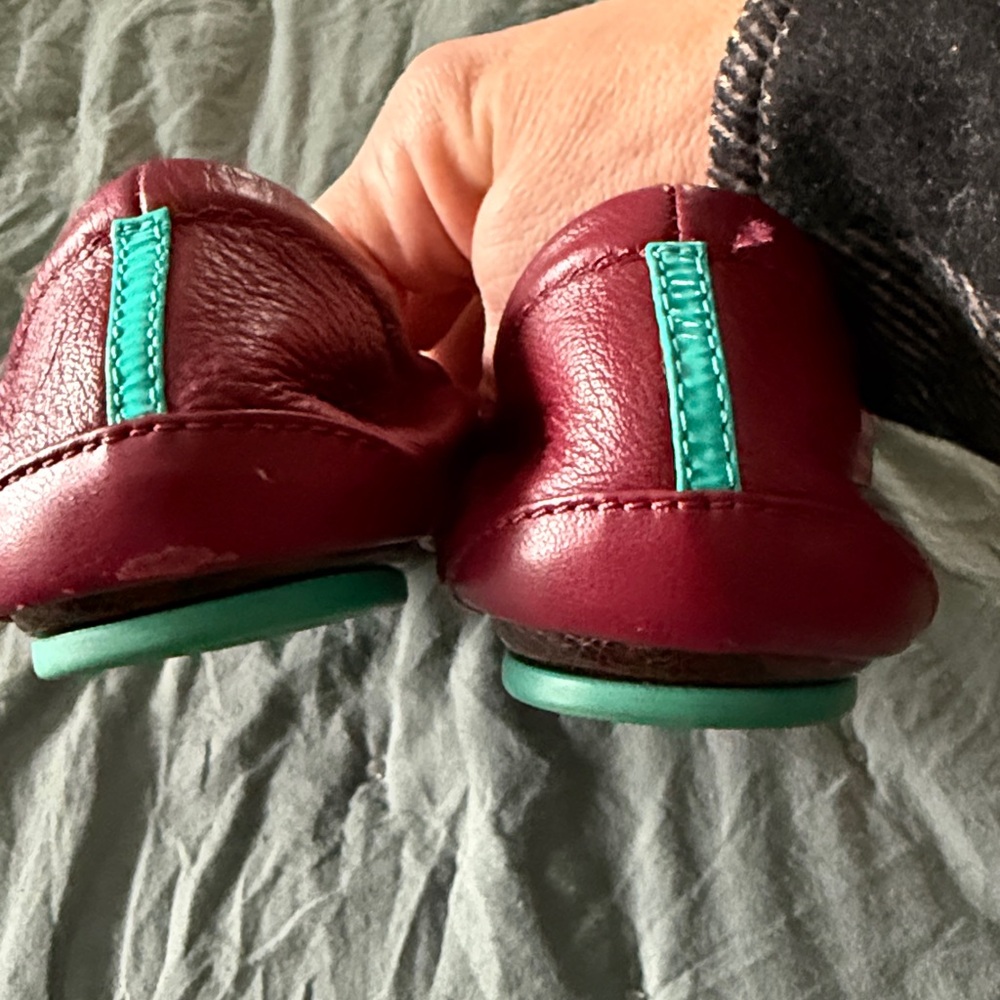 Tieks Burgundy Ballet Flats - Picture 5 of 6